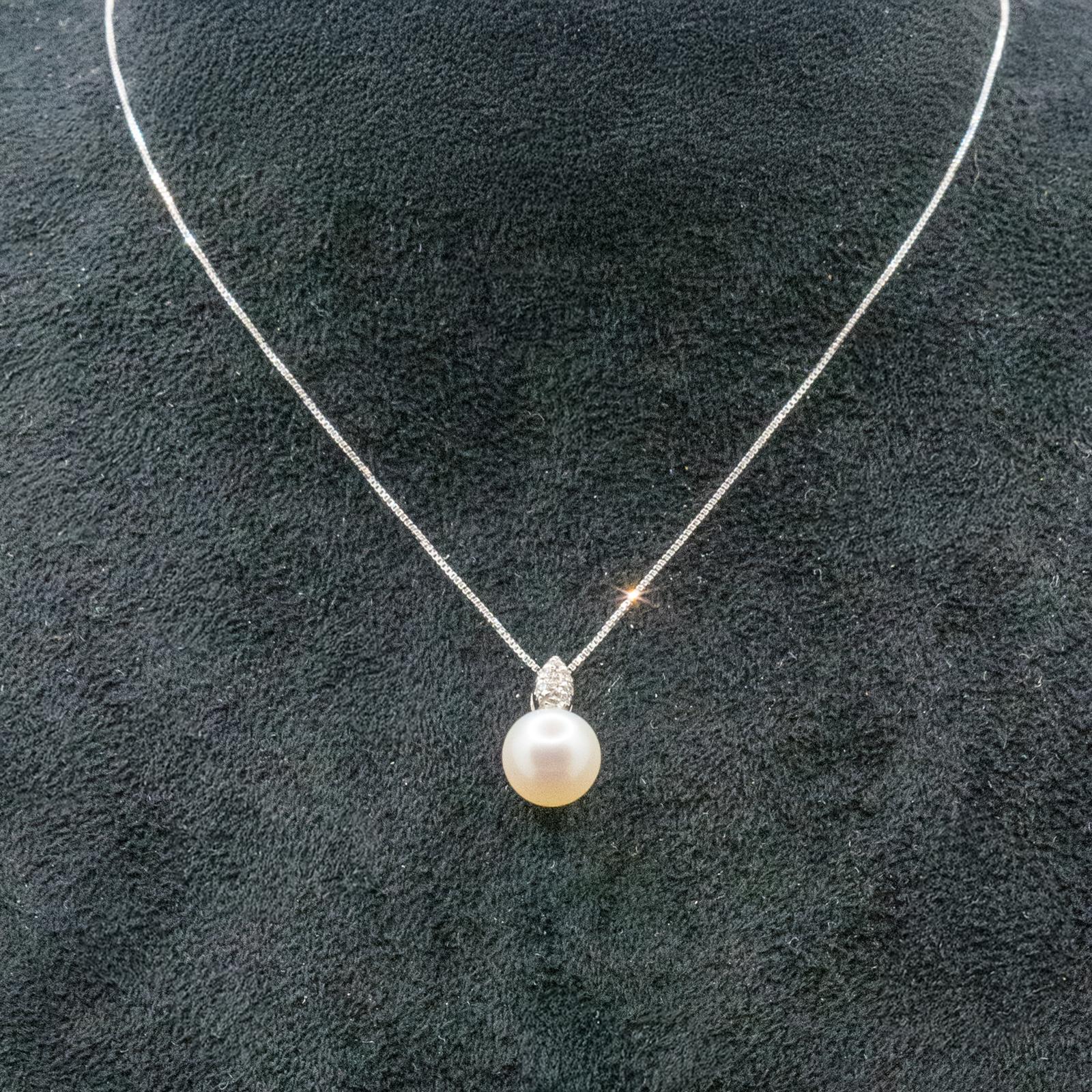 Collana Goccia di Perla Miluna