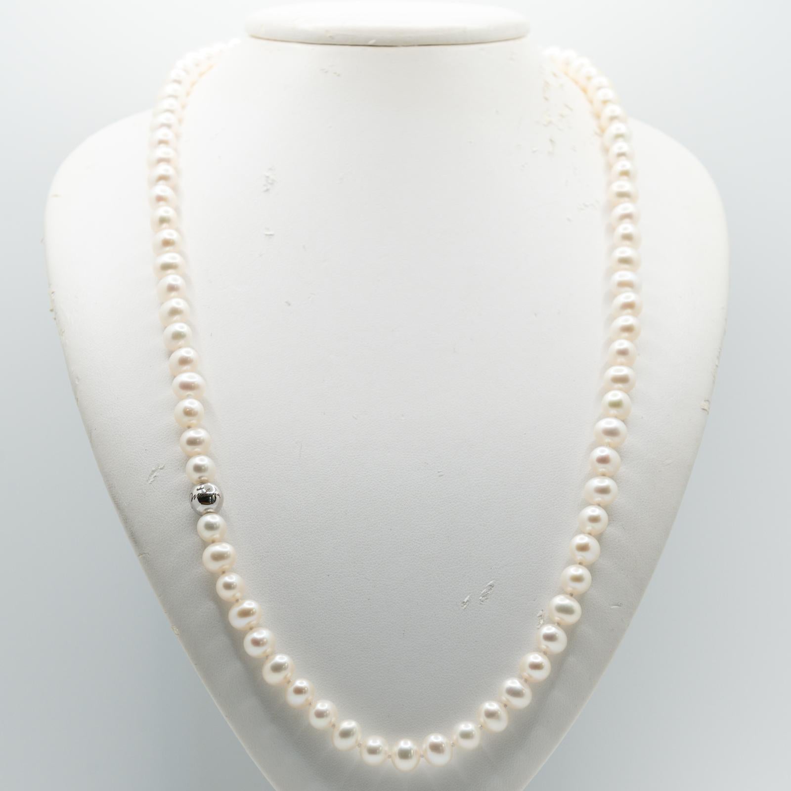 Collana Filo di Perle 60 cm Miluna